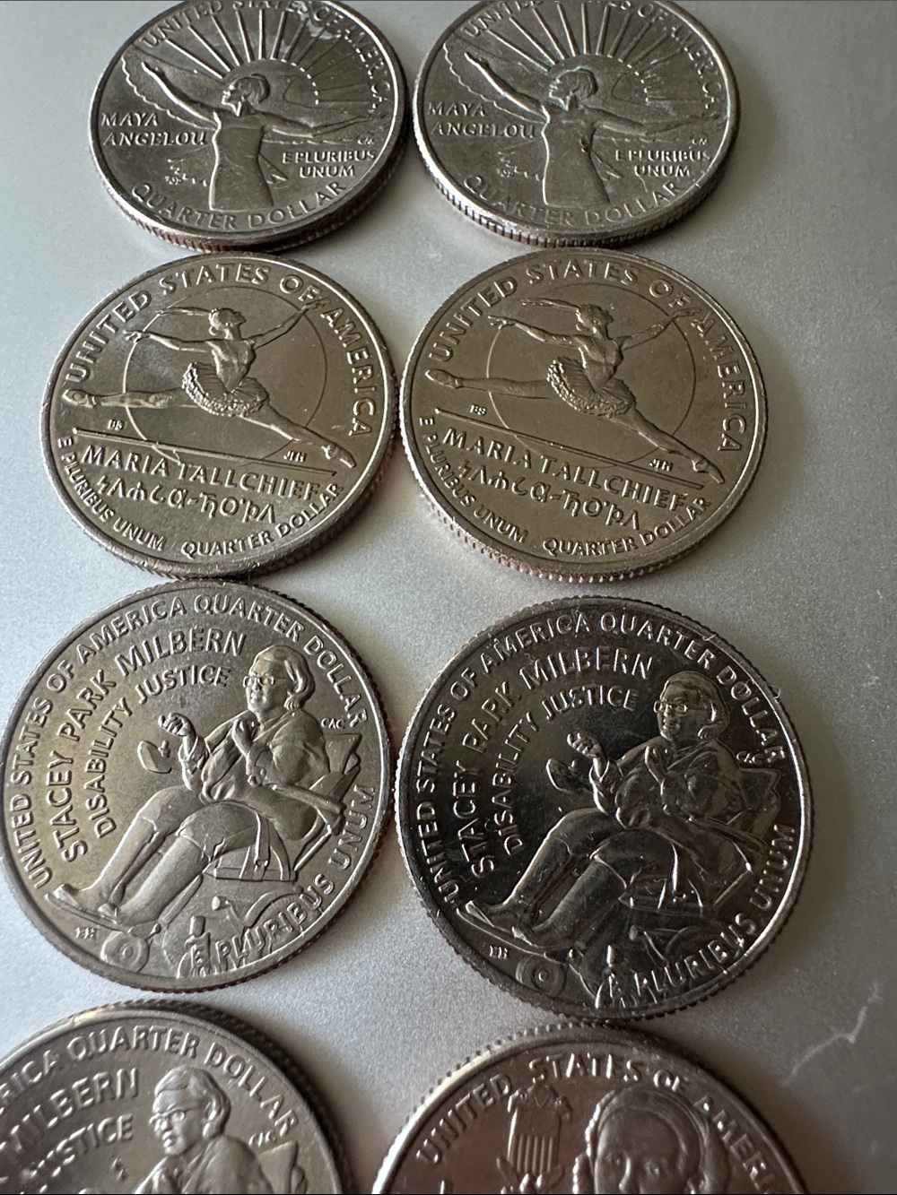 Set of Seventeen (17) US Commemorative Quarters - American Women Quarter Series - Picture 10 of 15